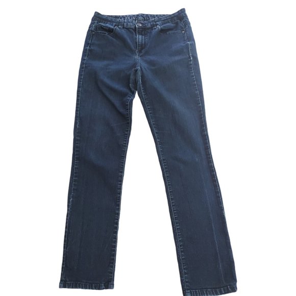 CALVIN KLEIN Women's Ultimate Skinny Dark Blue Jeans Size 30 x 29 - Picture 1 of 12